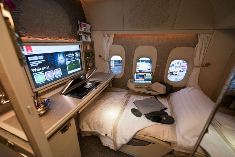 Emirates wide-body aircraft, representative image for an article on flying through Gulf hub airports during the 2026 Middle East conflict